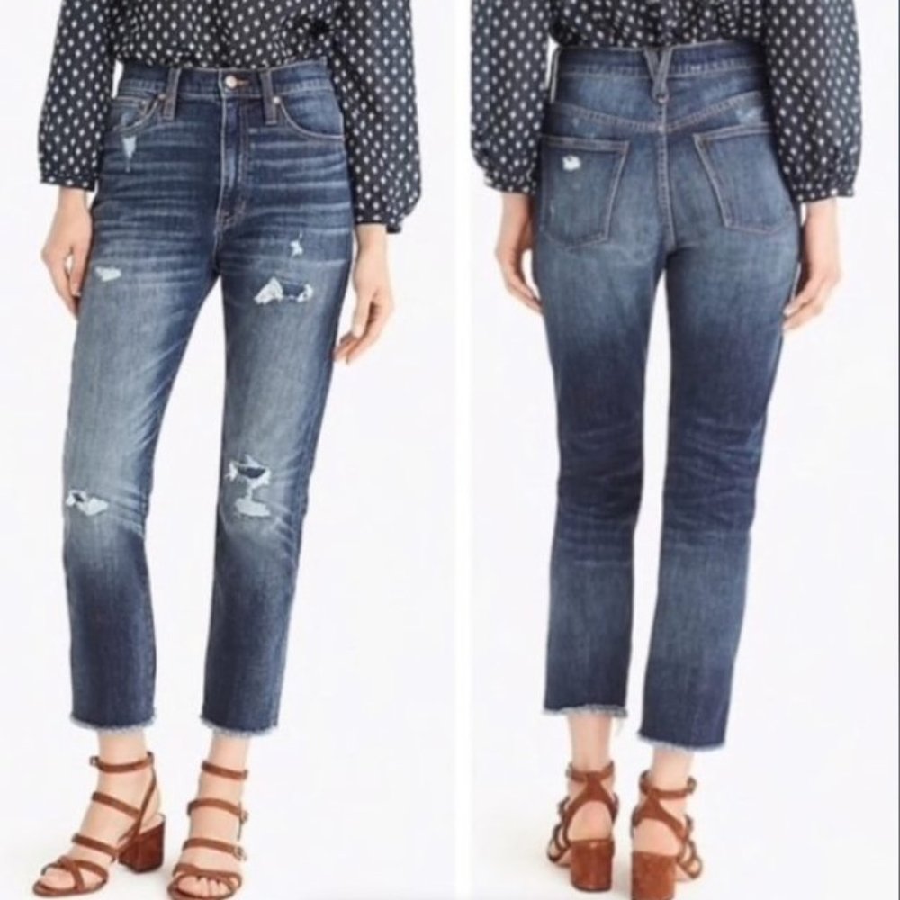Point Sur for J. Crew high-rise slim boy jeans
